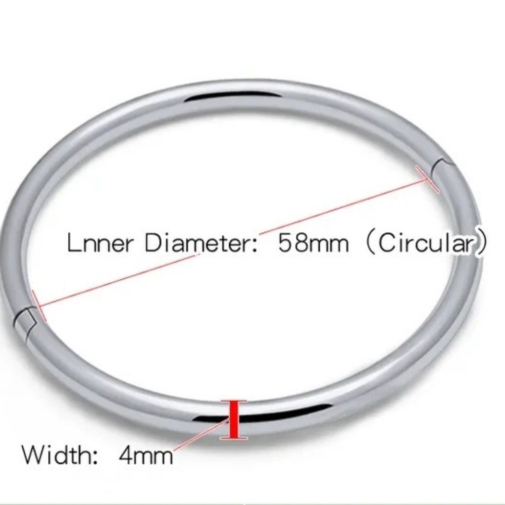 NEW Classic Hinged Bangle Bracelet | 925 Sterling Silver - Picture 12 of 12